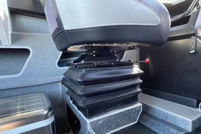 Slide: The Image of 2017 Stabicraft 2500 Ultracab XL helm with modern controls and touchscreen display. - 42