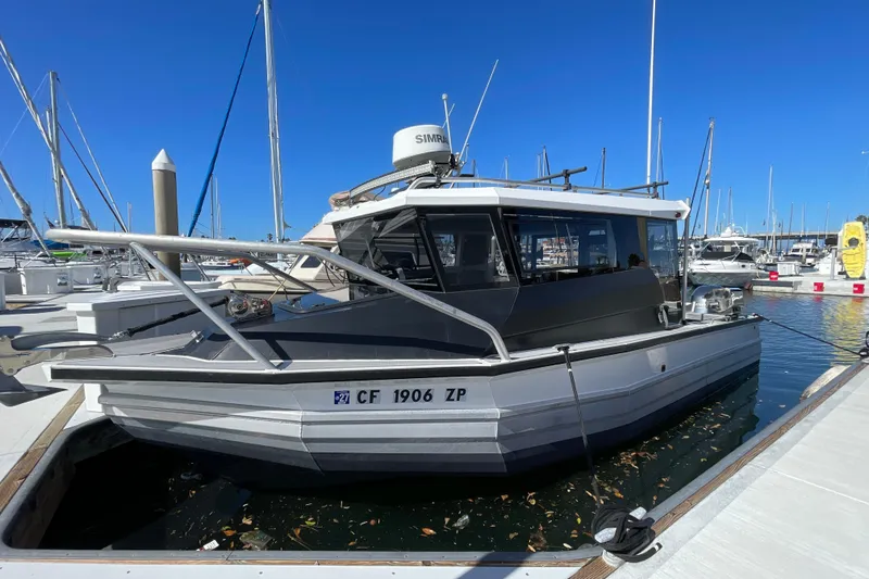 Slide: The Image of 2017 Stabicraft 2500 Ultracab XL cruising on water. - 7