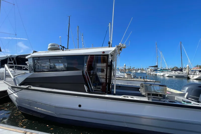 Slide: The Image of 2017 Stabicraft 2500 Ultracab XL cruising on water. - 8