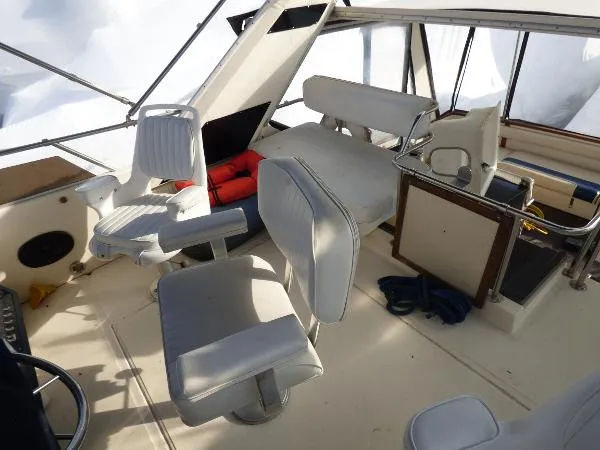 Slide: The Image of Sea Ray 410 Aft Cabin 1987 - 9