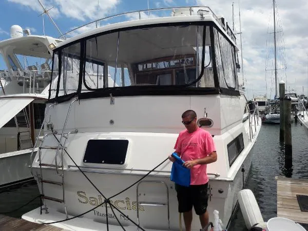 Slide: The Image of Viking 44 Motor Yacht 1990 - 4