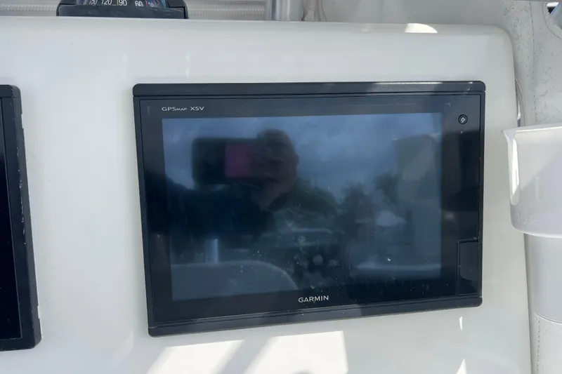 Slide: The Image of Garmin GPSMAP XSV on 2019 Yellowfin 29 Offshore boat dashboard. - 16