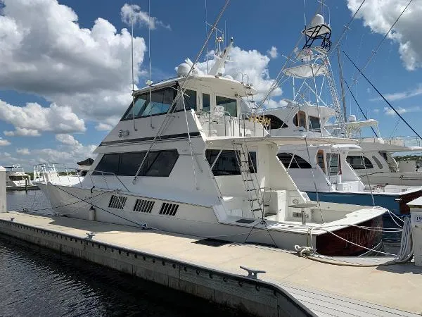 Slide: The Image of Hatteras 65 Convertible Enclosed Bridge 1993 - 1