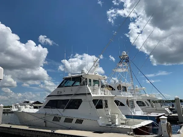 Slide: The Image of Hatteras 65 Convertible Enclosed Bridge 1993 - 2