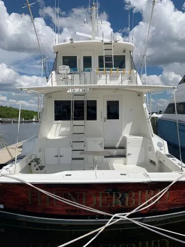 Slide: The Image of Hatteras 65 Convertible Enclosed Bridge 1993 - 7