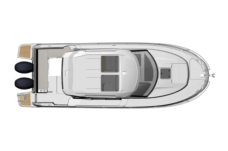 Slide: The Image of Manufacturer Provided Image: Top view of 2022 Jeanneau NC Weekender 895 boat layout. - 4