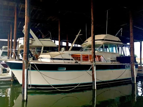 Slide: The Image of Chris-Craft 410 Commander 1981 - 1