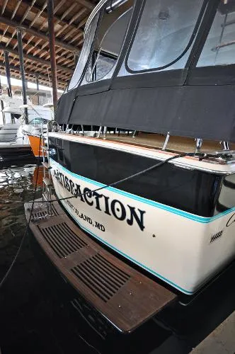 Slide: The Image of Chris-Craft 410 Commander 1981 - 9