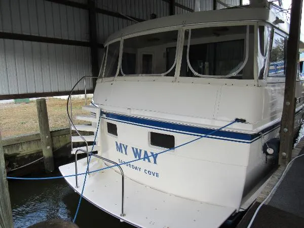 Slide: The Image of Hatteras MY Stabilized Bow Thruster 1987 - 1