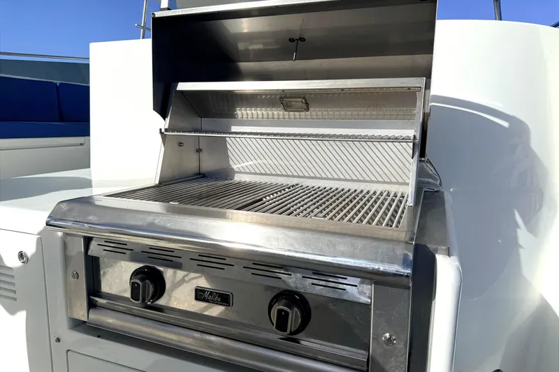 Slide: The Image of Stainless steel grill on Cheoy Lee 72 yacht, year 2002. - 41