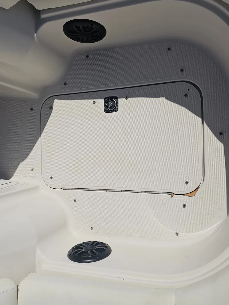 Slide: The Image of Interior of a 2002 Godfrey Hurricane Sundeck 187 boat. - 15