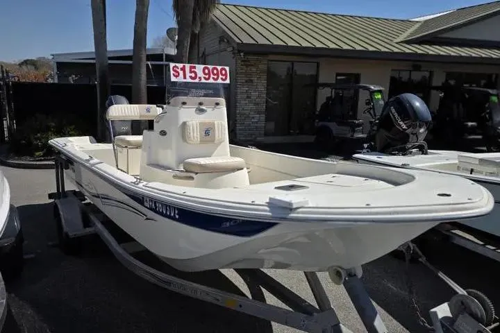 Slide: The Image of 2015 Carolina Skiff JVX Center Console boat for sale at $15,999. - 5