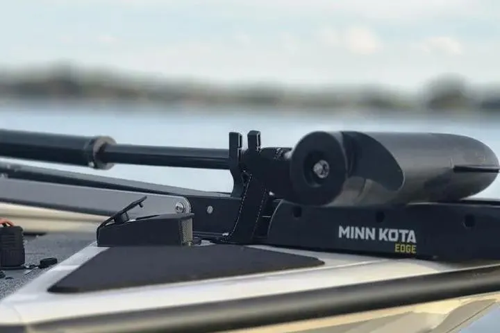 Slide: The Image of 2025 Tracker Pro Team 175 Crappie Edition with Minn Kota Edge trolling motor. - 4