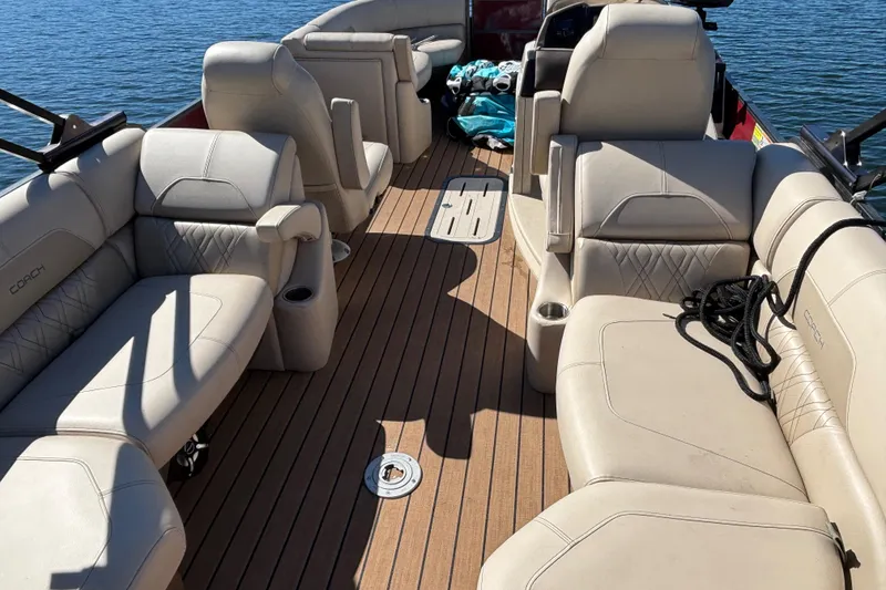 Slide: The Image of 2018 Coach Pontoons 230 RF interior view from aft - 11