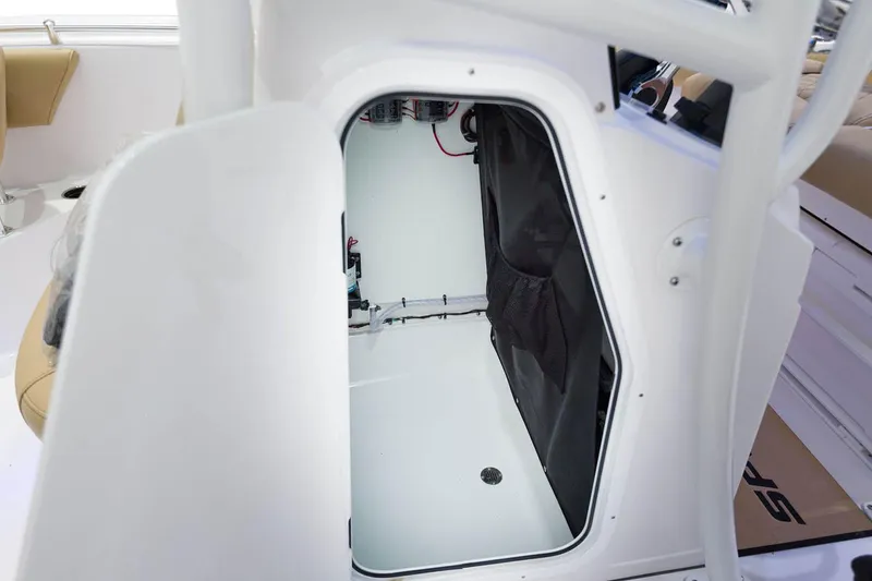 Slide: The Image of 2023 Sportsman Heritage 231 Center Console boat interior detail. - 21