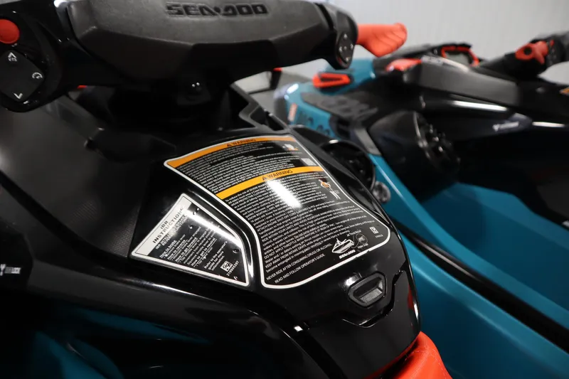 Slide: The Image of 2019 Sea-Doo Wake Pro 230 dashboard with safety instructions and controls. - 14