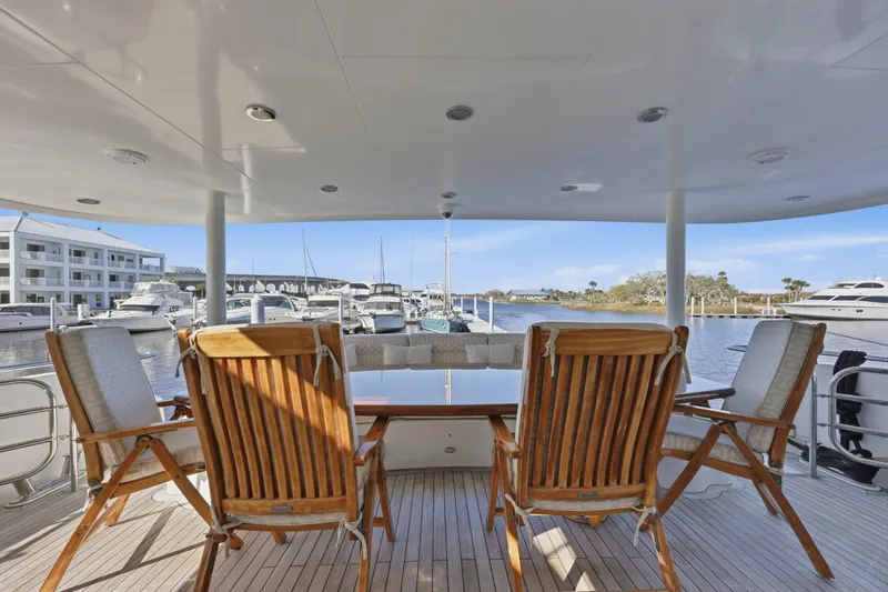 Slide: The Image of Cheoy Lee 95 FOOTLOOSE - Main Deck Aft - 11