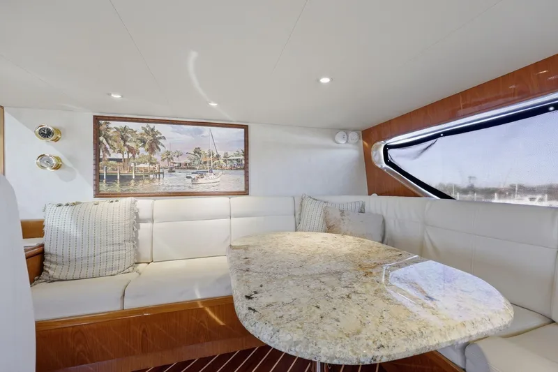 Slide: The Image of Cheoy Lee 95 FOOTLOOSE - Fly Bridge Helm Seating - 28