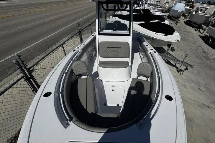 Slide: The Image of 2026 Sportsman Open 212 Center Console boat, featuring spacious seating and sleek design. - 7
