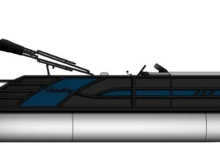 The Image of 2026 Bentley Pontoons 223 Elite Swingback Dual Captain, sleek design, side view. - 1