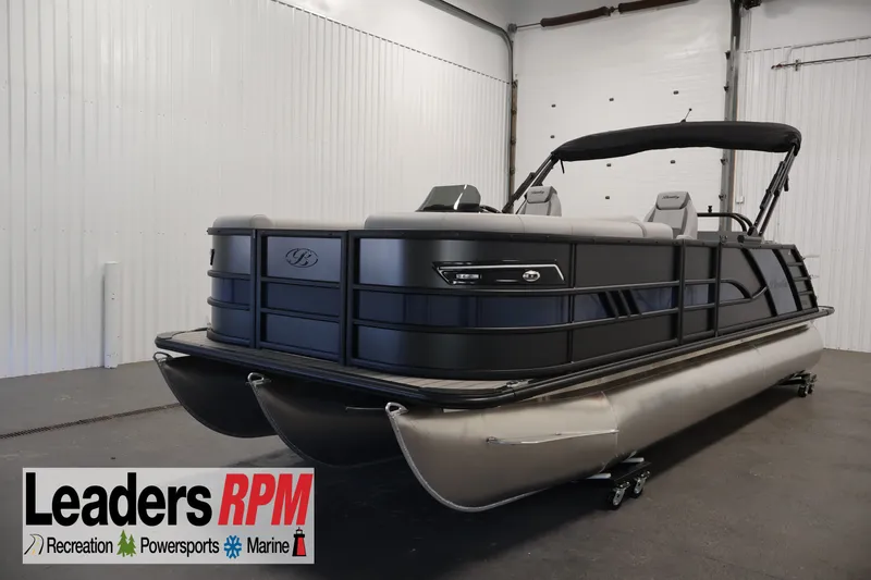 The Image of 2026 Bentley Pontoons 223 Elite Swingback Dual Captain in showroom, featuring sleek design and modern amenities. - 7
