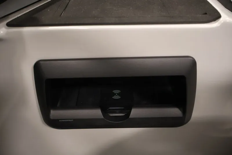 Slide: The Image of 2026 Bentley Pontoons 223 ELITE SWINGBACK DUAL CAPTAIN, dashboard detail with integrated technology. - 35