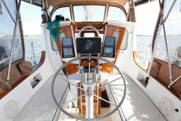Slide: The Image of Cabo Rico 38 Pilothouse Cutter 1999 - 3
