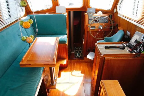 Slide: The Image of Cabo Rico 38 Pilothouse Cutter 1999 - 5