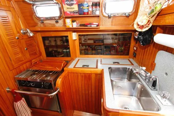 Slide: The Image of Cabo Rico 38 Pilothouse Cutter 1999 - 8