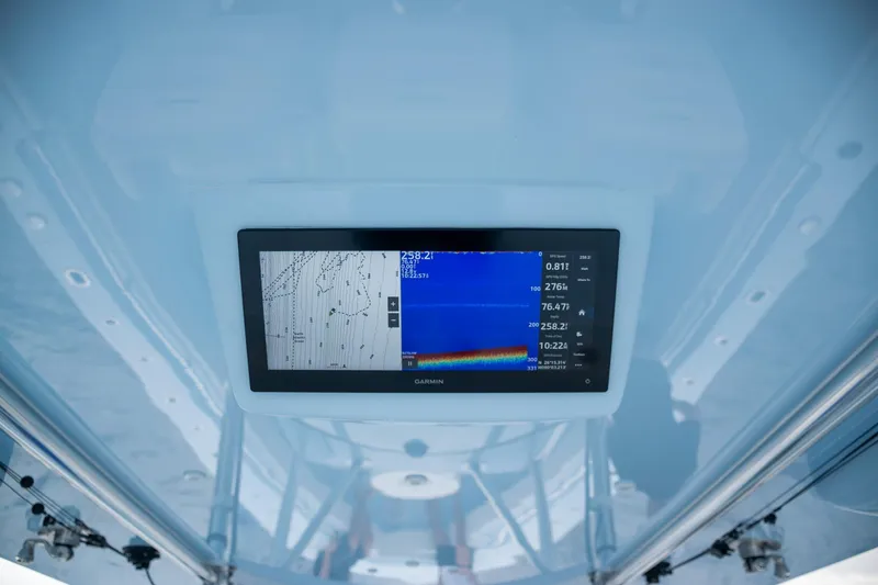Slide: The Image of Garmin display on Contender 44 ST boat, 2026 model. - 37