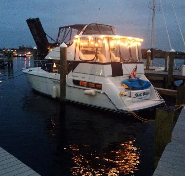Slide: The Image of Carver Yachts 355 Aft Cabin 1995 - 0
