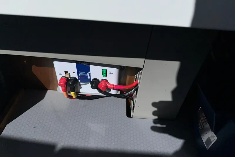 Slide: The Image of Electrical system components on a 2021 Beneteau Swift Trawler 41 Fly. - 64