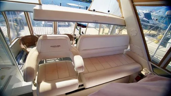Slide: The Image of Carver Yachts 404 Aft Cabin 1999 - 7