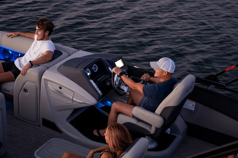 Slide: The Image of Barletta LUSSO 25 UC 2026 on water at sunset. - 3