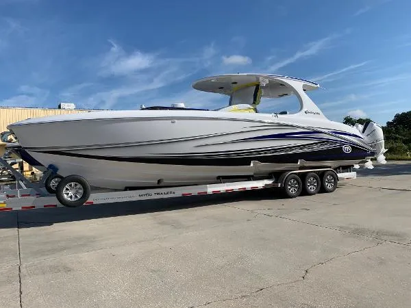 Slide: The Image of Mystic Powerboats M4200 2020 - 2