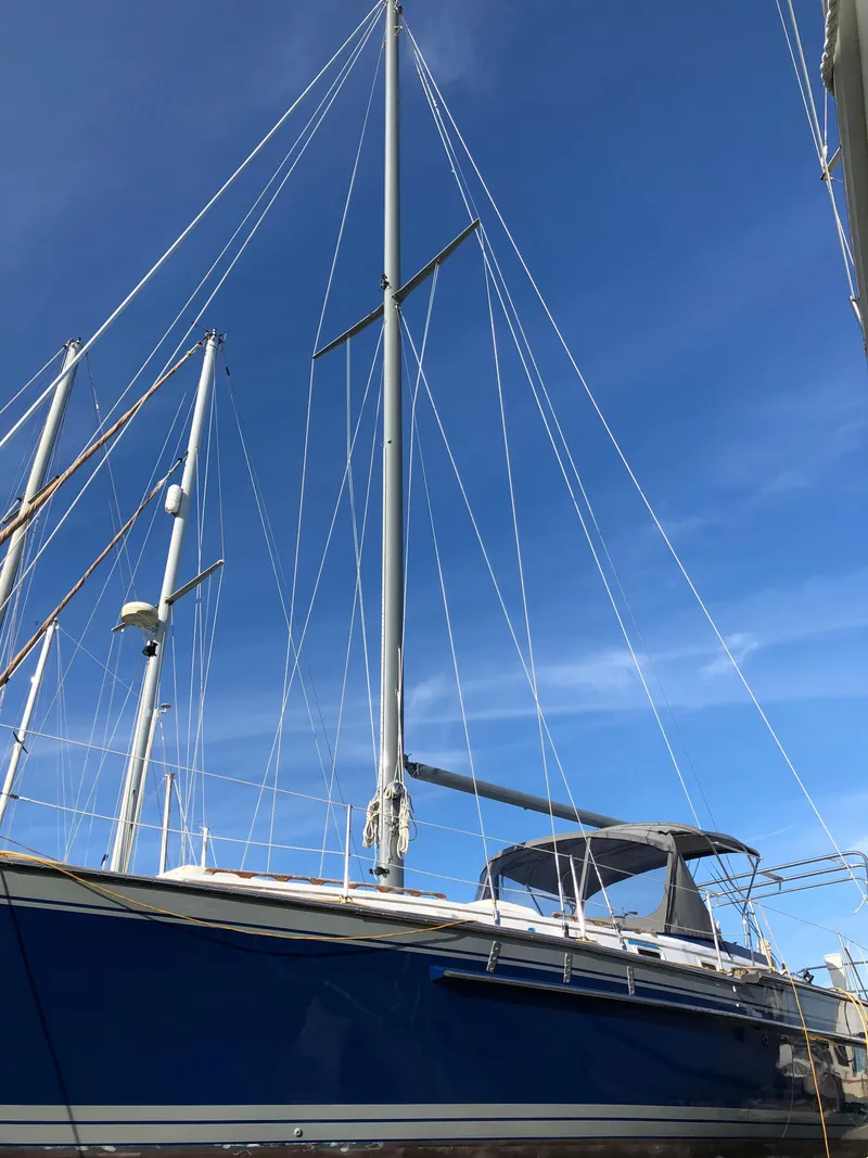 Slide: The Image of Endeavour Center Cockpit Sailboat 1984 - 1