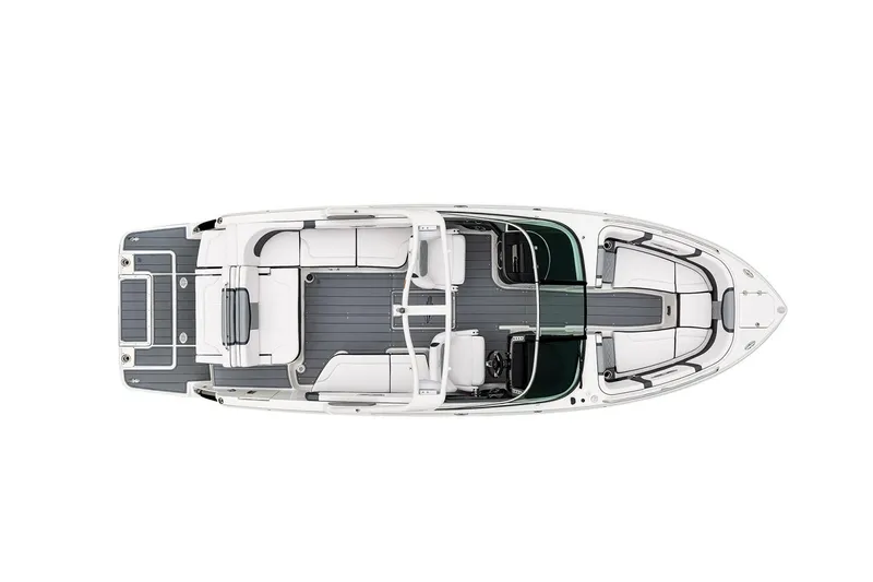 Slide: The Image of Manufacturer Provided Image: Top view of 2022 Chaparral 307 SSX boat layout. - 21