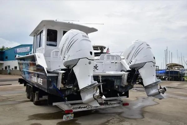Slide: The Image of Twin Vee 36 Pilothouse 2011 - 1