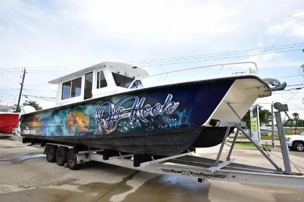 Slide: The Image of Twin Vee 36 Pilothouse 2011 - 5