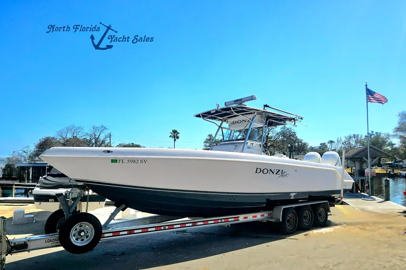 The Image of 2006 Donzi 32 ZF boat on trailer at North Florida Yacht Sales. - 0