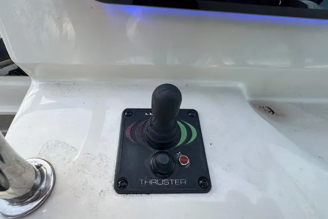 Slide: The Image of Joystick control for thruster on 2023 Regal 28 Express boat. - 20