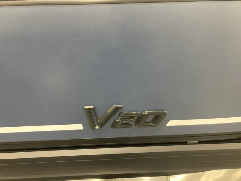 Slide: The Image of Viaggio V20U 2026 emblem on blue background. - 16