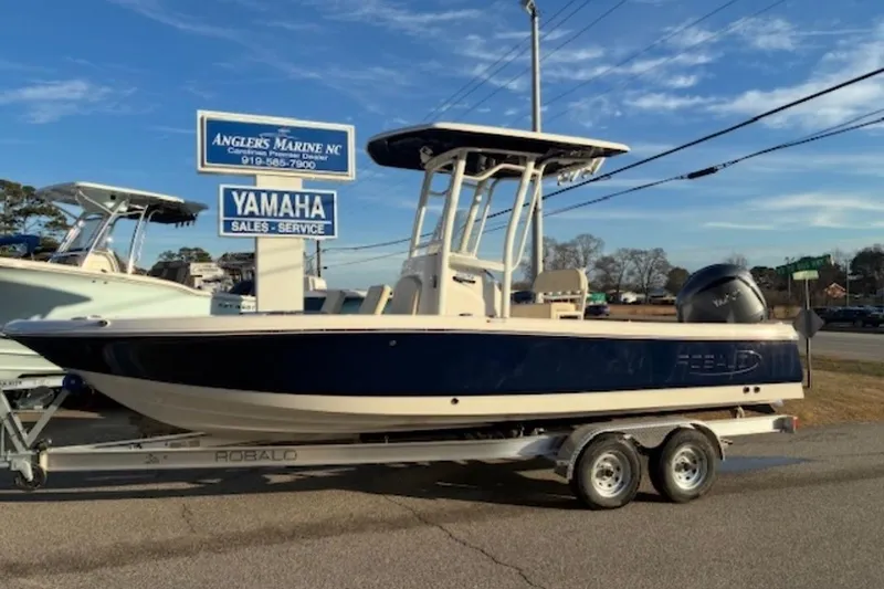 The Image of 2026 Robalo 226 Cayman boat at Angler's Marine NC. - 1