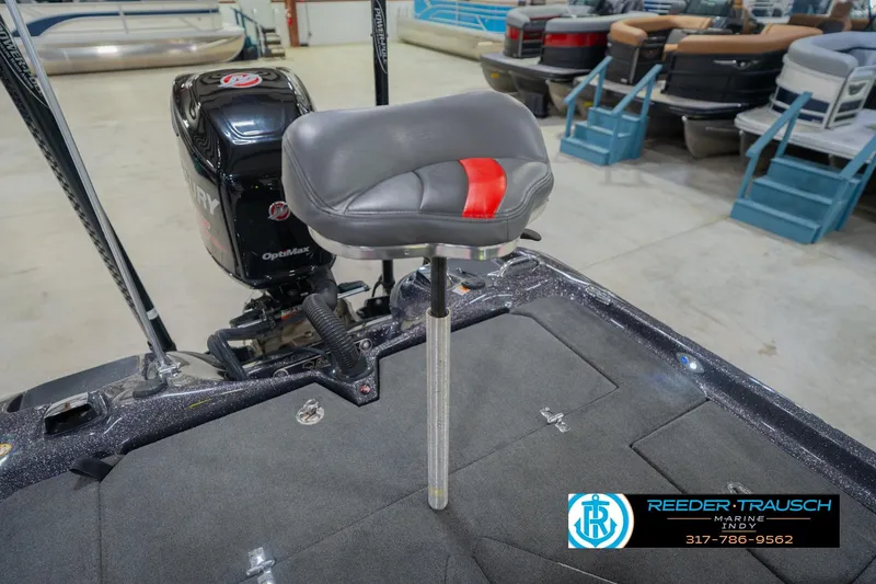 Slide: The Image of 2016 Bass Cat Cougar boat with seat and motor. - 41