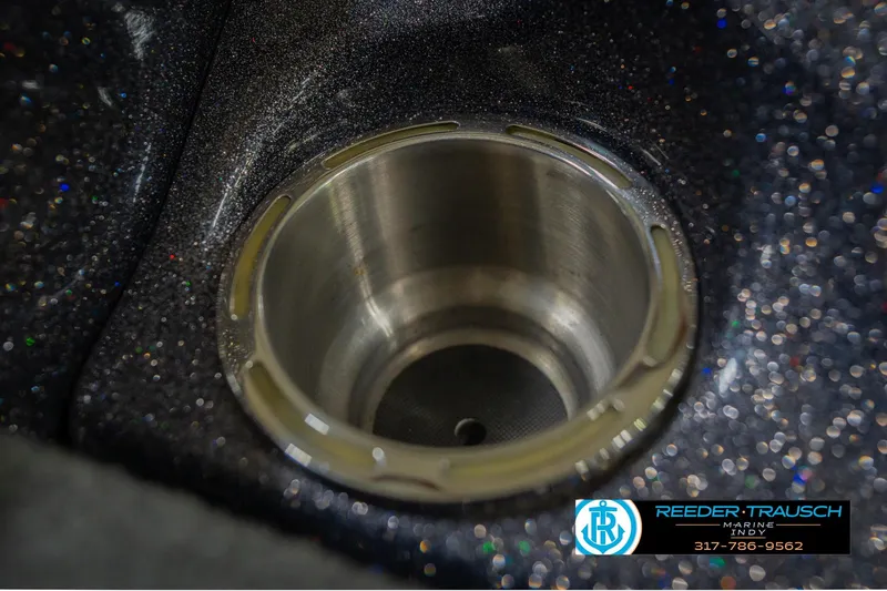 Slide: The Image of Bass Cat Cougar 2016 stainless steel holder in boat. - 43