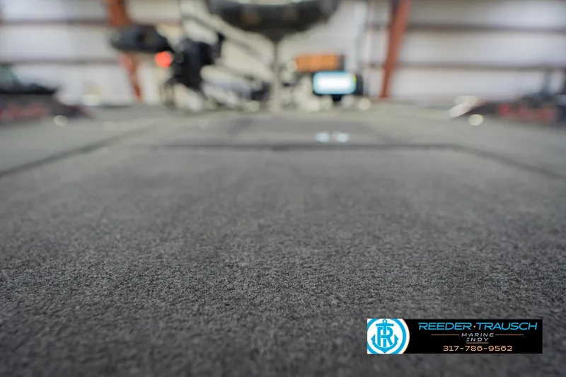 Slide: The Image of Close-up of 2016 Bass Cat Cougar boat deck. - 47