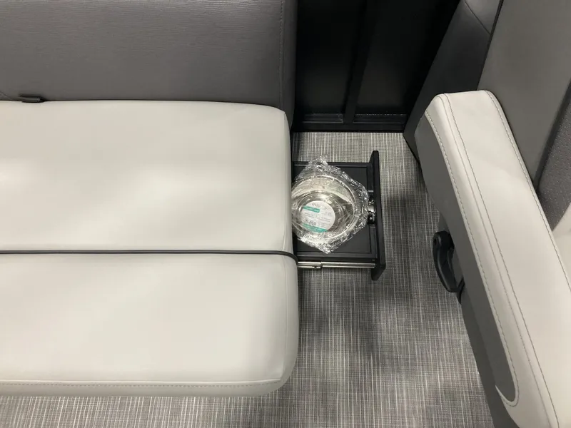 Slide: The Image of Interior of Viaggio V20U 2026 with gray seats and flooring. - 11