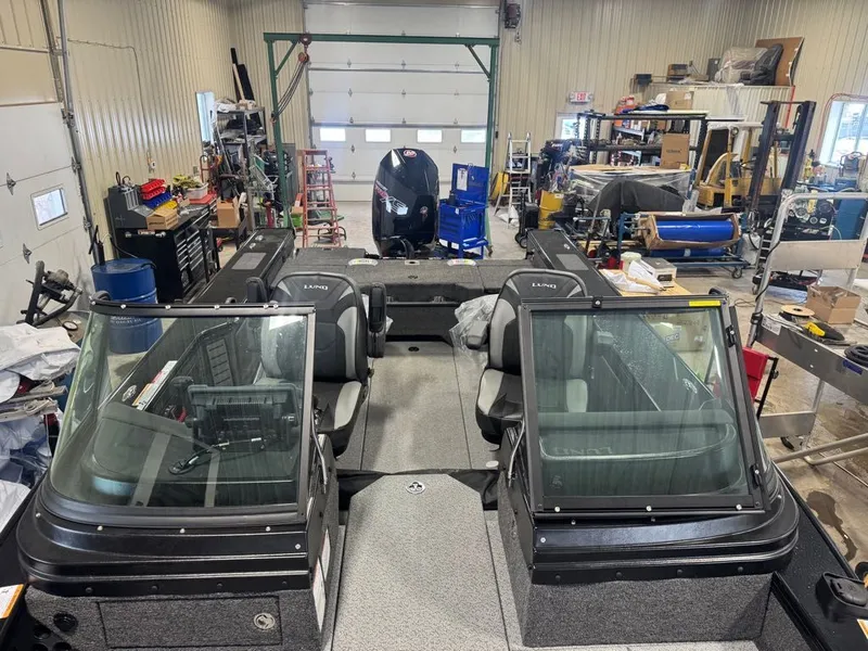 Slide: The Image of 2026 Lund Pro-V 2075 Sport in a workshop. - 4