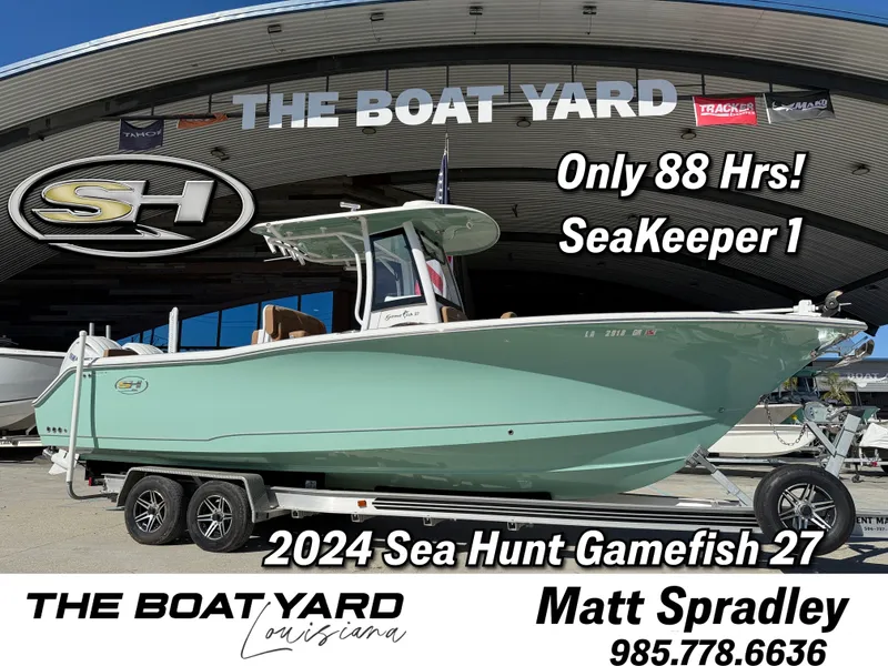 The Image of 2024 Sea Hunt Gamefish 27 boat at The Boat Yard. - 1