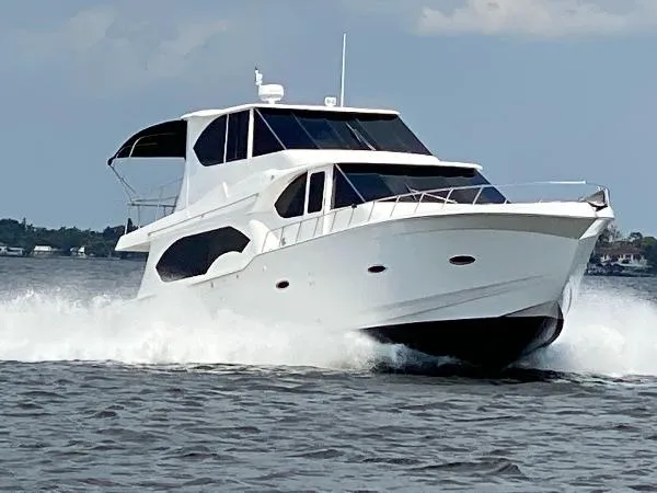 Slide: The Image of Sandpiper BUILT BY VADERBUILT YACHTS IN KENTUCKY 53 ENCLOSED FLY 2008 - 2